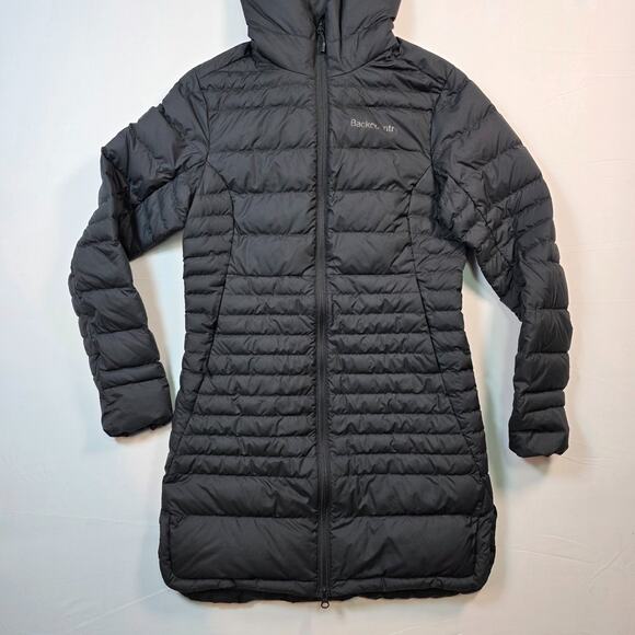 Backcountry Womens Small Stansbury Down Parka Hood Puffer GooseDown Lightweight - Picture 1 of 12